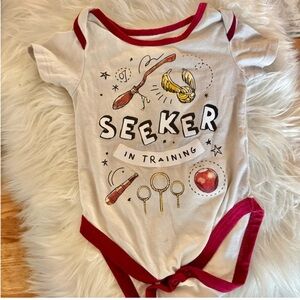 Harry Potter Seeker in Training Baby Onesie